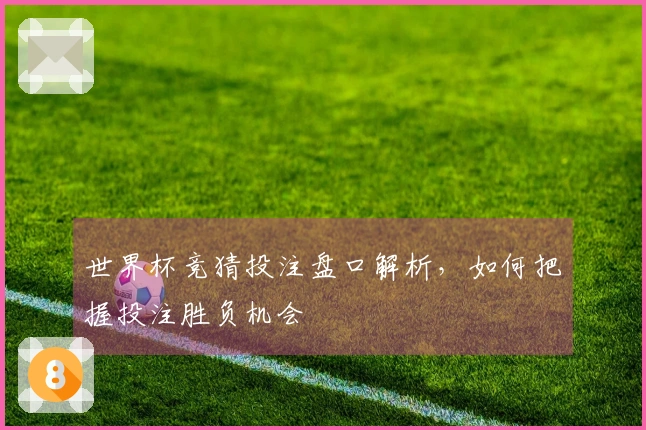世界杯竞猜投注盘口解析，如何把握投注胜负机会